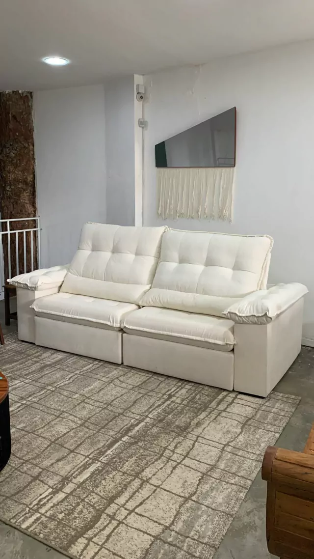Sofá estilo Lazio com Acento D28 Pillow - Image 3